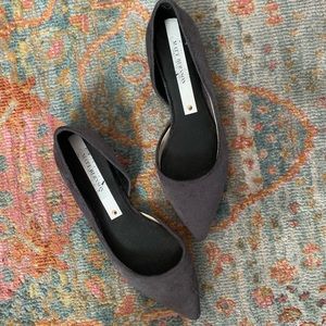 Matt Bernson Velvet d’orsay ballet flats